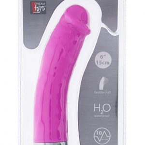 PURRFECT SILICONE VIBRATOR 6INCH PINK T