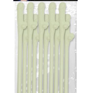 DICKY SIPPING STRAWS GLOW (10/P