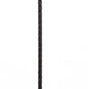 Crop with twisted handle- black