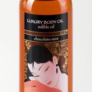 LUXURY BODY OIL - edible oil, luxury body oil - chocolate-mint - 100ml
