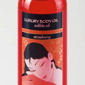 LUXURY BODY OIL - edible oil, luxury body oil - strawberry - 100ml