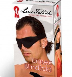 LUX FETISH Unisex Blindfold black