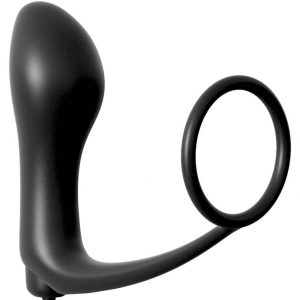 Anal Fantasy Collection  Ass-Gasm Cockring Vibrating Plug Black