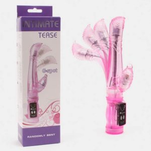 INTIMATE TEASE G-spot, 6 speed vibration, randomly bent, 2 vibe