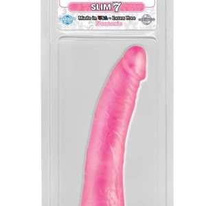 BASIX SLIM 7" DONG PINK