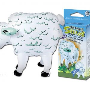 Storming Stella. Inflatable goat with rear hole.