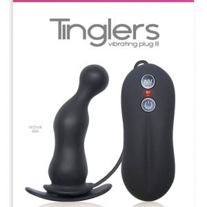 TINGLERS VIBRATING PLUG III BLACK