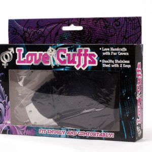 LOVE CUFFS BLACK PLUSH
