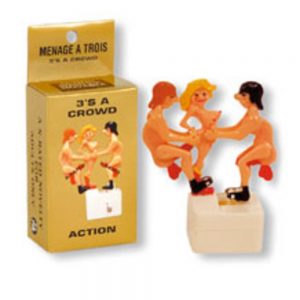 Threesome wind-up dolls