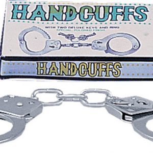 Large Metal Handcuffs with Keys