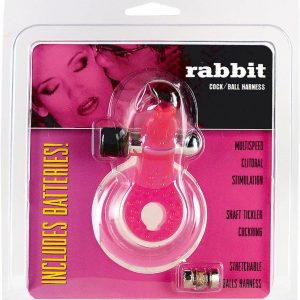 COCK&BALL RING RABBIT JELLY VIBE PI