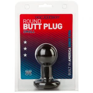 ROUND BUTTPLUG SMALL BLACK