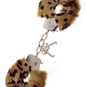 LOVE CUFFS LEOPARD PLUSH