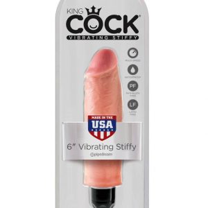 King Cock  6" Vibrating Stiffy