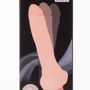 Bendable vibrating dong, TPR Material, 2AAA batteries 16,5 cm