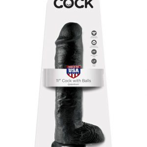 King Cock 11" Cock with Balls