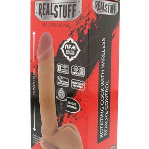 REALSTUFF 7.5INCH ROTATING REMOTE VIBE