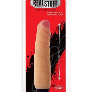 REALSTUFF 7INCH VIBRATOR - FLESH