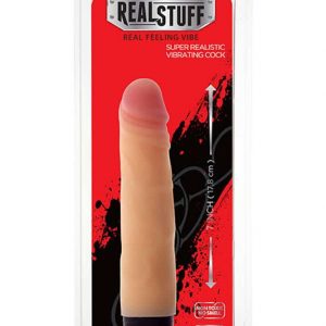 REALSTUFF 7INCH VIBRATOR - FLESH