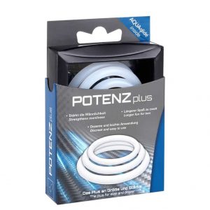 POTENZplus, Transparent, 3er Mix (S, M, L)