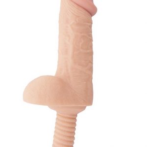 BIGSTUFF DONG WITH HANDLE 9.5INCH FLESH