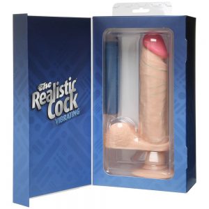 VIBRATING REALISTIC COCK 8 INCH