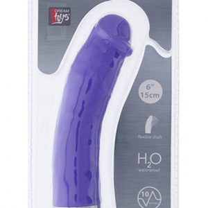 PURRFECT SILICONE VIBRATOR 6INCH PURPLE  T