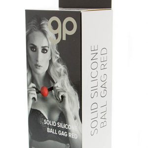 GP SOLID SILICONE BALL GAG RED