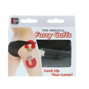 Metal Handcuff with Plush Black
