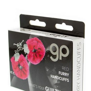 GP FURRY HANDCUFFS RED