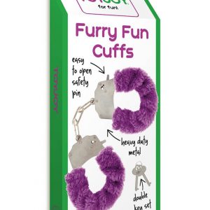 FURRY FUN CUFFS PURPLE PLUSH