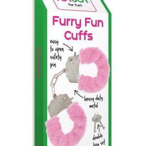 FURRY FUN CUFFS PINK PLUSH