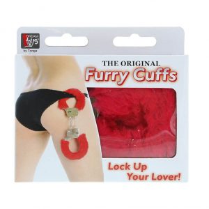 Metal Handcuff with Plush red
