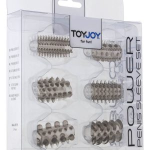 POWER PENIS SLEEVE SET BLACK