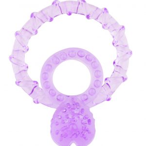 BasicX TPR double cockring purple 1inch